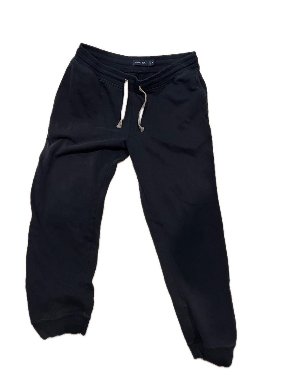 Nautica Navy Blue Sweatpants Joggers Mens Medium